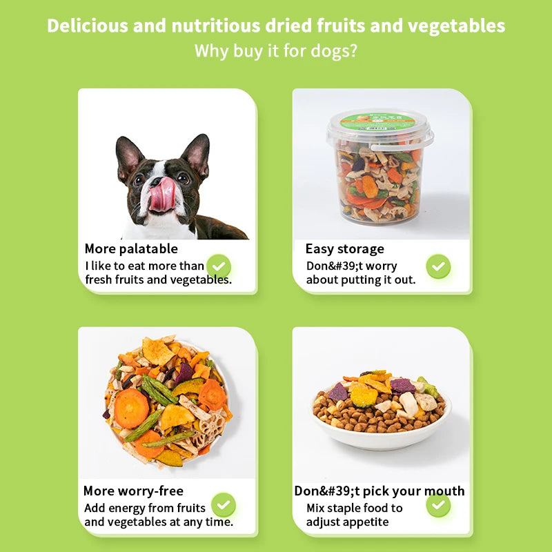 Dog snacks freeze-dried molar Rod pet Teddy Corgi small and medium-sized dogs puppy bibimbap dried vegetable