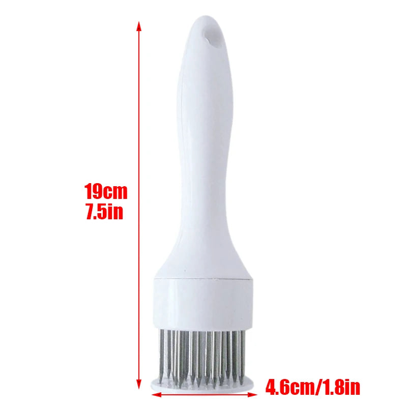 2-in-1 Professional Meat Tenderizer Marinade Injector BBQ Meat Steak Beef Sauce Tenderizer with Stainless Steel Needle