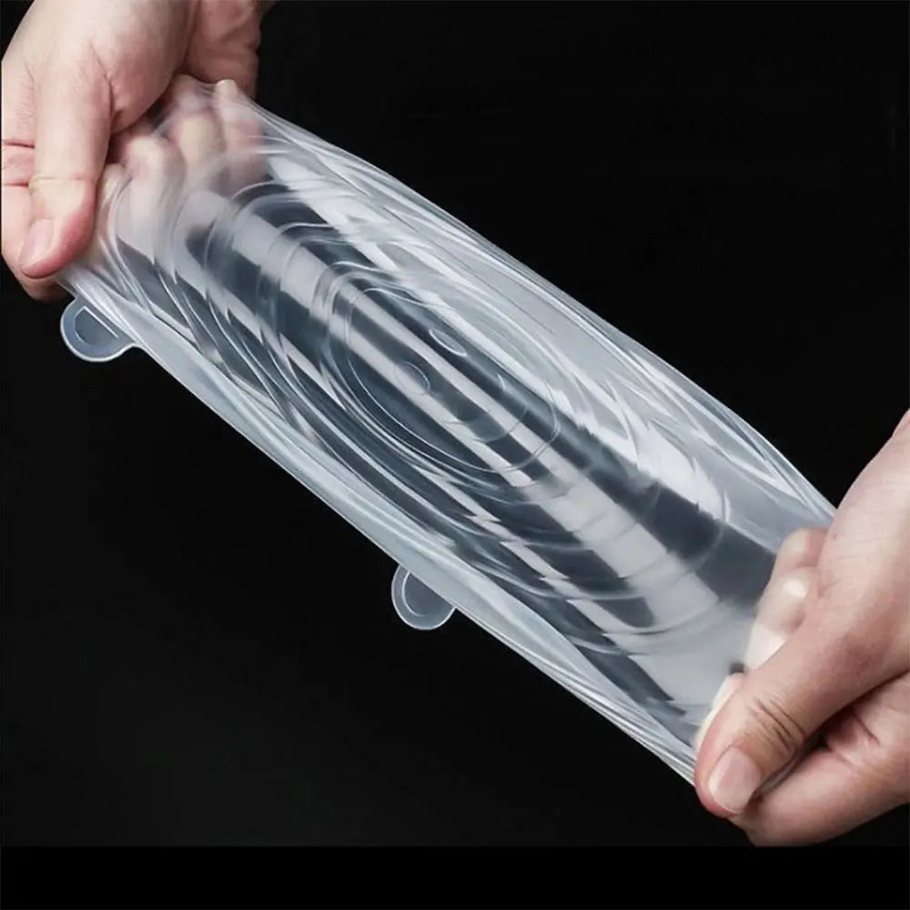Silicone World Reusable Silicone Preservation Cover 6-piece