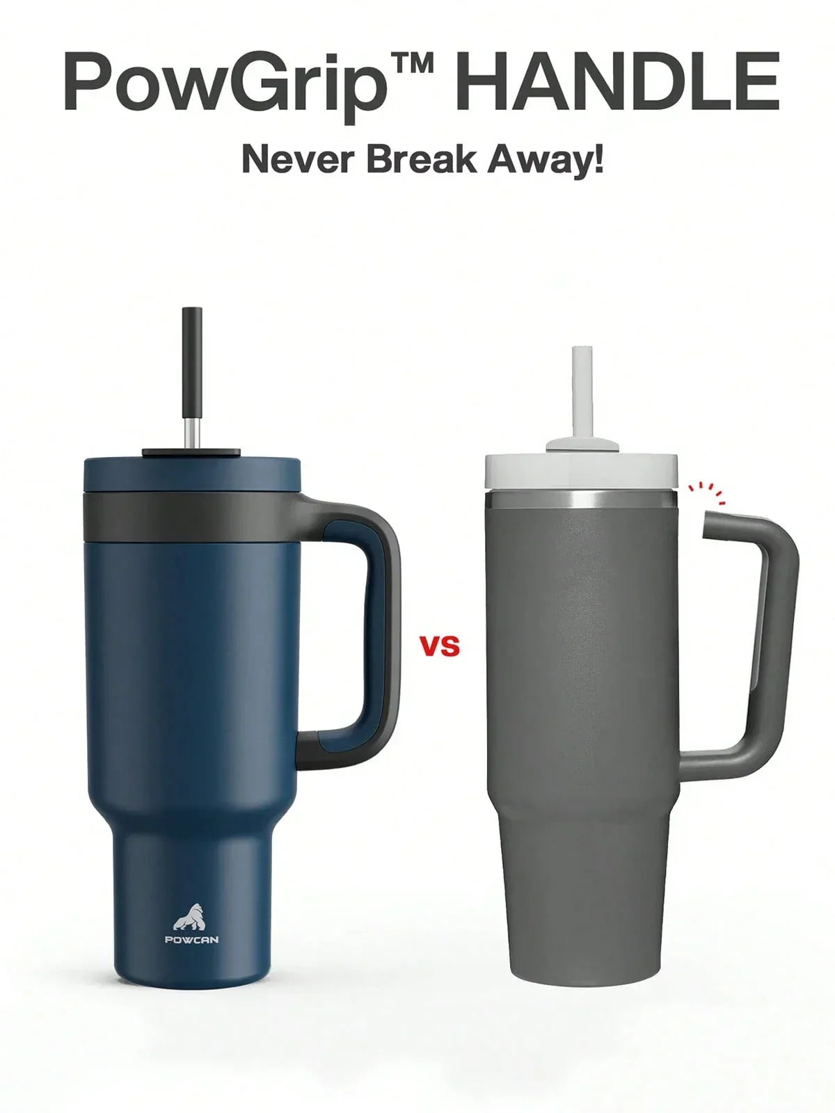 Meoky 40oz Insulated Handle Tumbler