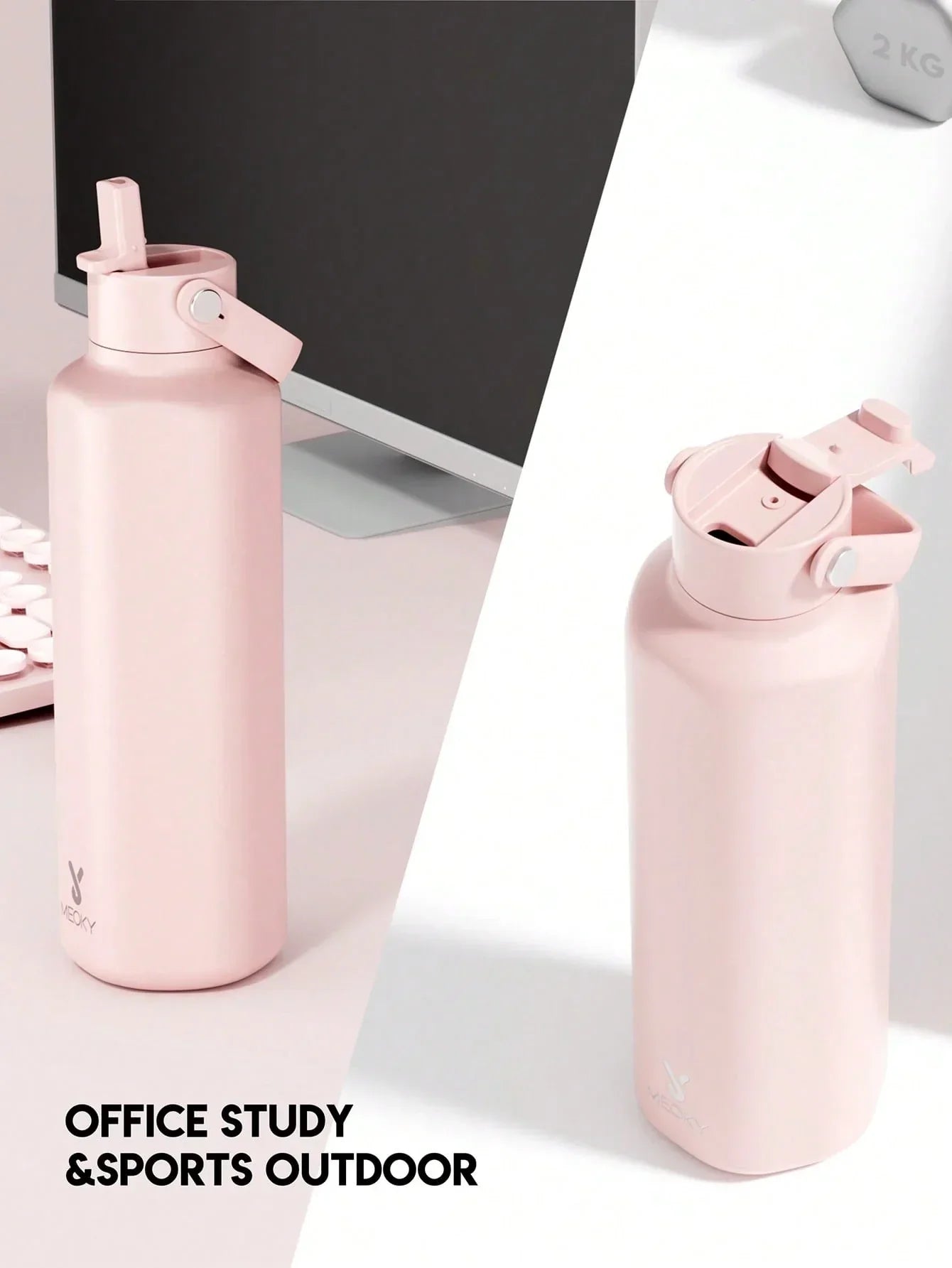 Meoky 24oz Insulated Travel Tumbler