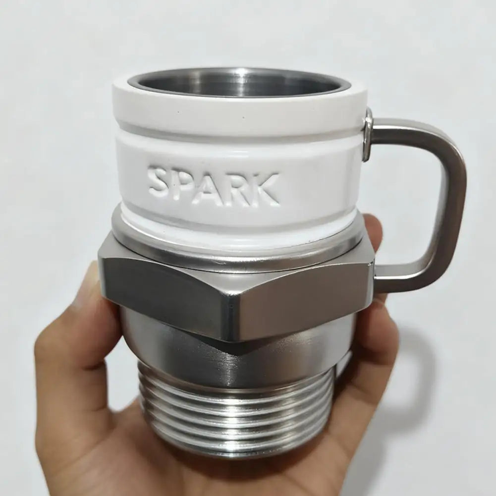 Novelty Spark Plug Mug Industrial Coffee Cup For Car Enthusiasts Collectors Home Party Office Desk Garage Display Birthday Gifts