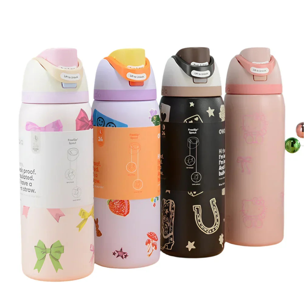 Owala FreeSip Girl Hood Bottle