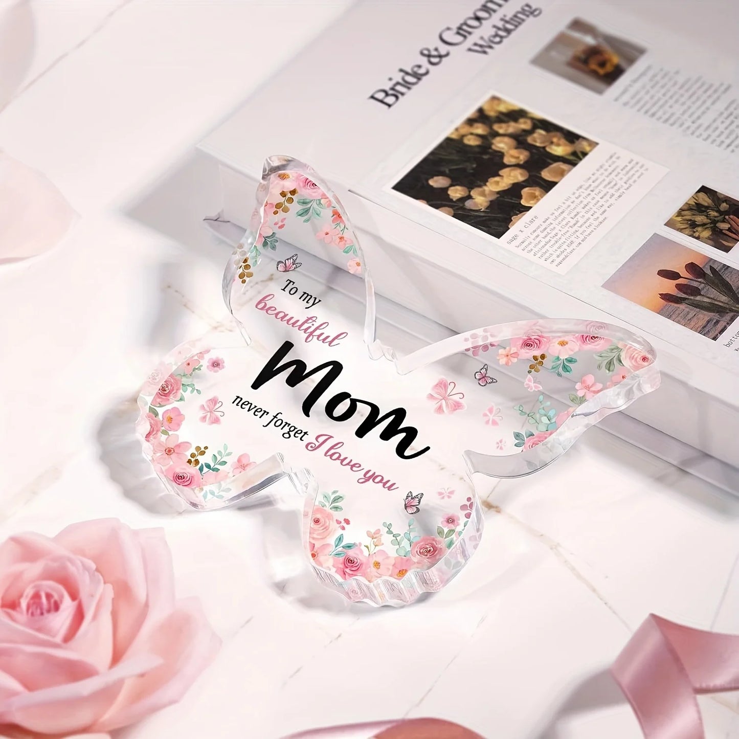 GiftyTrove Gifts for Mom, Unique Mom Birthday Gift fromDaughter Son Butterfly