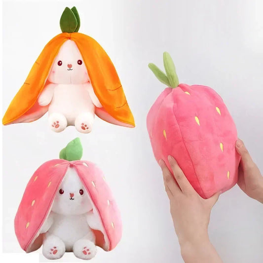 Strawberry Carrot Rabbit Plush Toy