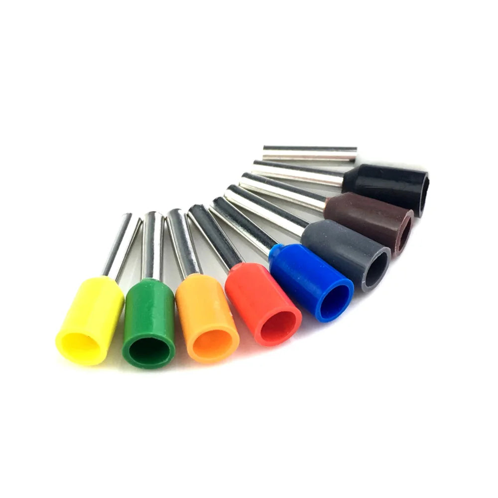 100Pcs Car Accessories Terminal Eletrico Wire Conector Crimp Connectors Terminal Connector Cable End Crimps Insulated Ferrule