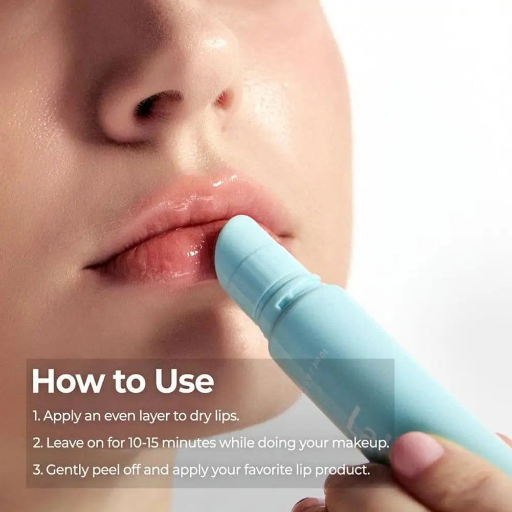 Laka Soothing Prep Lip Mask 10ml Original 3-in-1 Lip Mask Soft Quick Peel-Off Mineral Hydrating Moisturizing Cooling Lip Blam