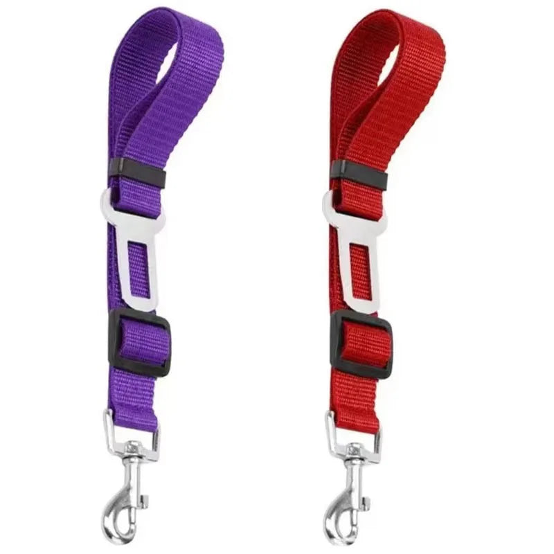 1-4Pcs Pet Cat Dog Car Seat Belt Suitable For Universal Safety Buckle Adjustable Safety Rope Dog Car Seat Belts Dog Accessoires