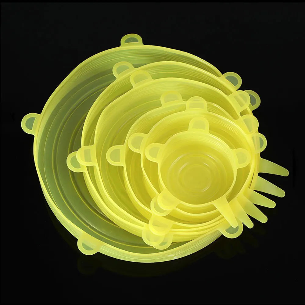 Silicone World Reusable Silicone Preservation Cover 6-piece