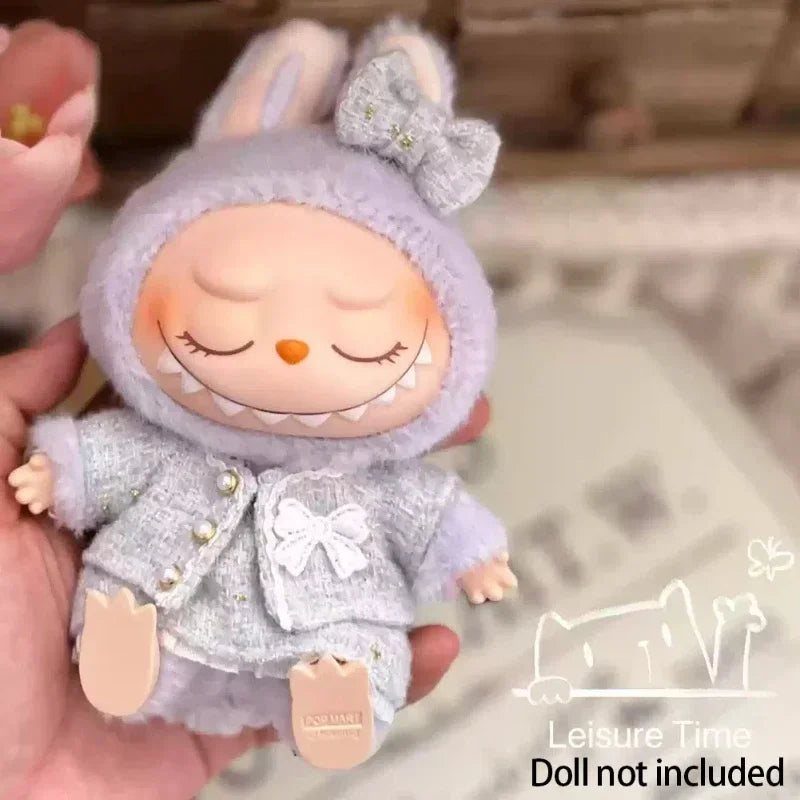 17cm Labubu Hoodie Outfit