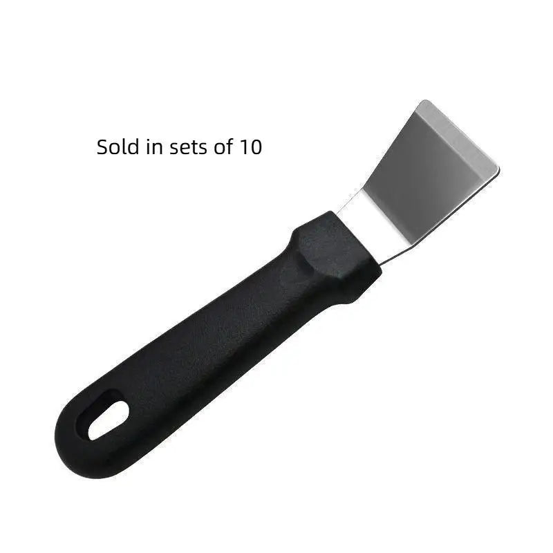 Stainless Steel Cleaning Scraper Nonslip Handle High Scraping Power For Kitchen Grease Grout Cleaning