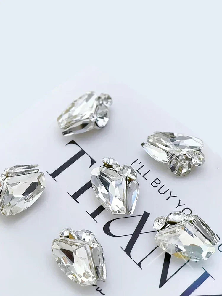 Heart & Irregular Nail Rhinestones