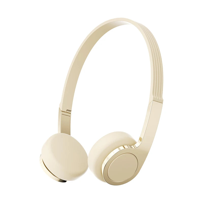Lenovo New Retro Compact Over-Ear Bluetooth Headphones Perfect for Photos with Wireless Bluetooth Headphones in Macaron Colors