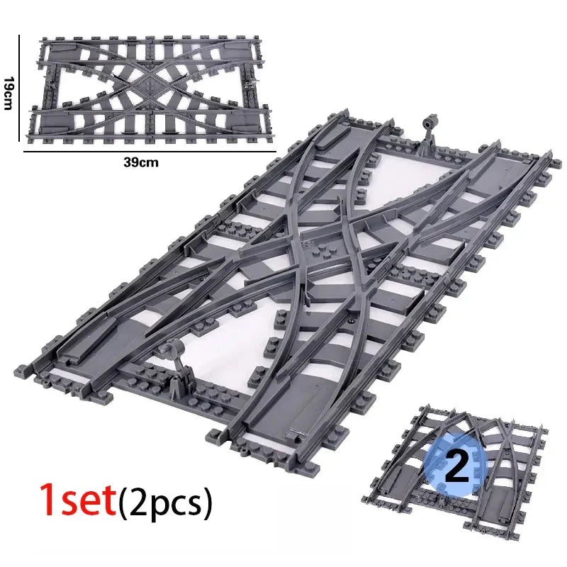 City Train Station Building Blocks