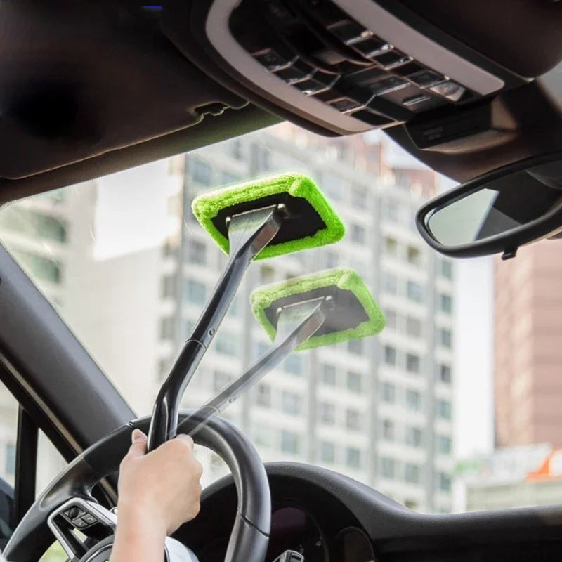 Car Window Cleaner Brush Microfiber Windshield Wiper Wash Brush Cleaning Mop Long Handle Cleaning Washing Tool car Accessories