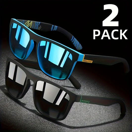 Square Polarized Anti Glare Sunglasses