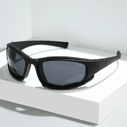 Black Silver Cycling Sports Sunglasses