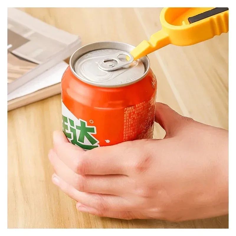 Can Opener Multifunctional Bottle Opener Jar Opener for Beer Coke Jam Beverage Non-slip Labor Saving Twist Bottle Cap Kitchen Ga