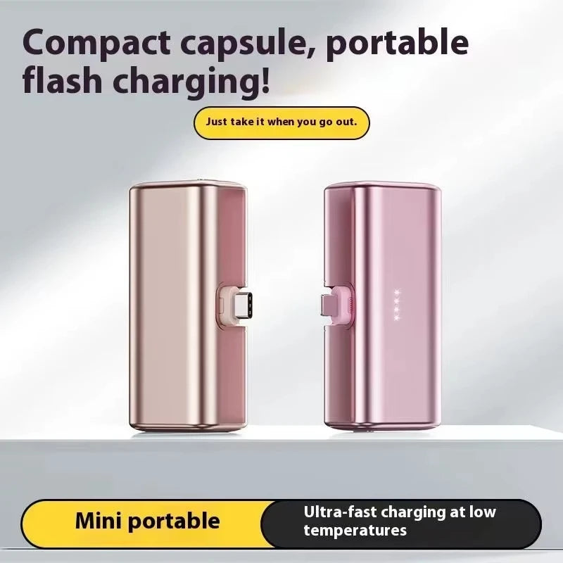 Lenovo 225W Fast Charging USB C Power Bank 500000mAh Mini Portable Charger for iPhone 15 16 Android Devices Travel Battery Pack
