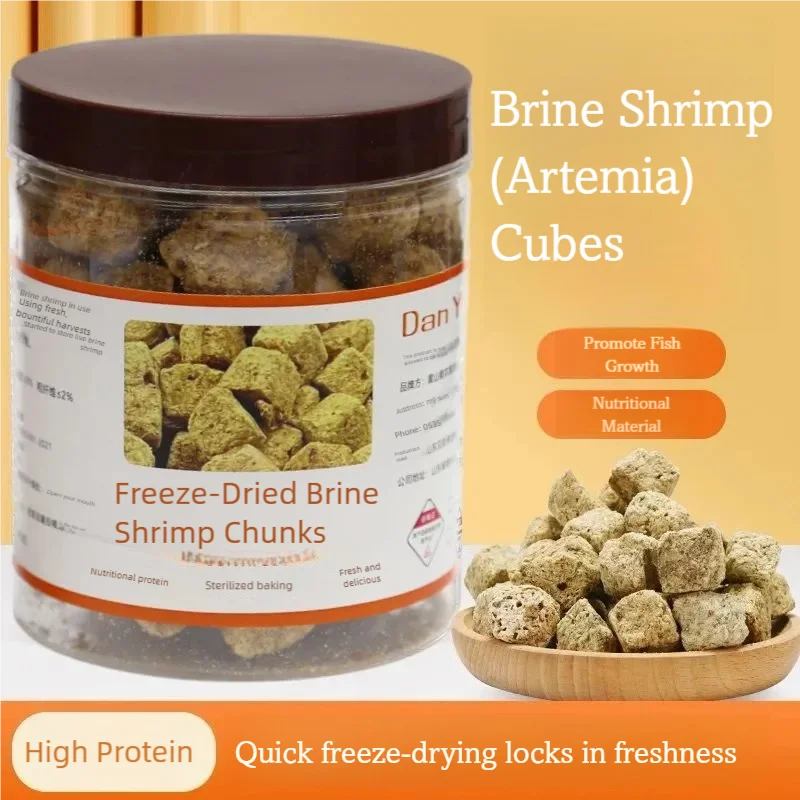 165ML/550ML High Protein Freeze Dried Bloodworms Cube Tubifexes Worms Fish Feed Axolotl Feed Tortoise Feed