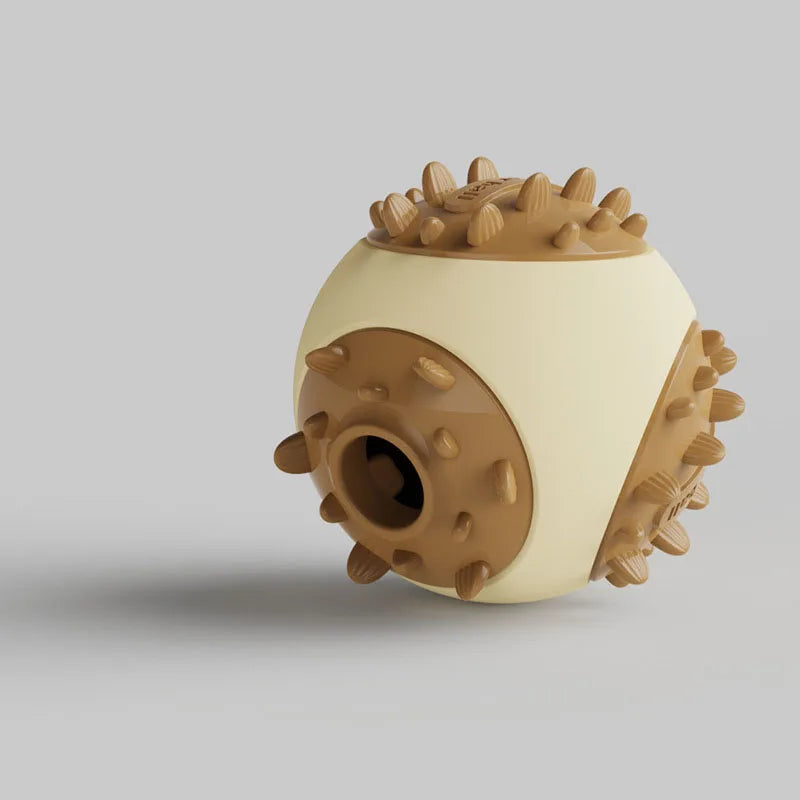 Indestructible Dog Leaky Food Ball Chew Toy Interactive Molar Bite Resistant Pet Ball Puppy Self Entertainment Relief Boredom