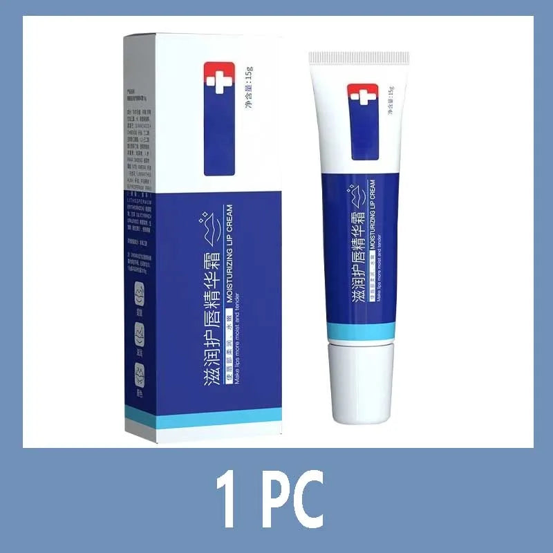 Lip serum cream, lightens lip lines, brightens lip color, moisturizes and moisturizes treatment