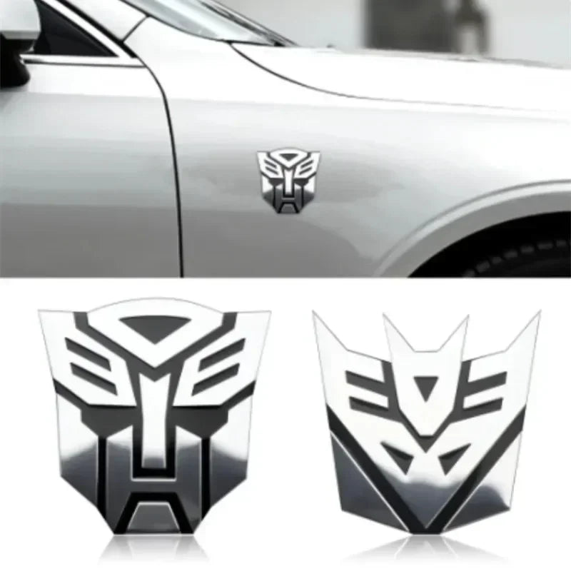 3D Metal Car Rear Boot Trunk Side Fender Emblem Badge Sticker Decals For Universal Car Styling Accessories