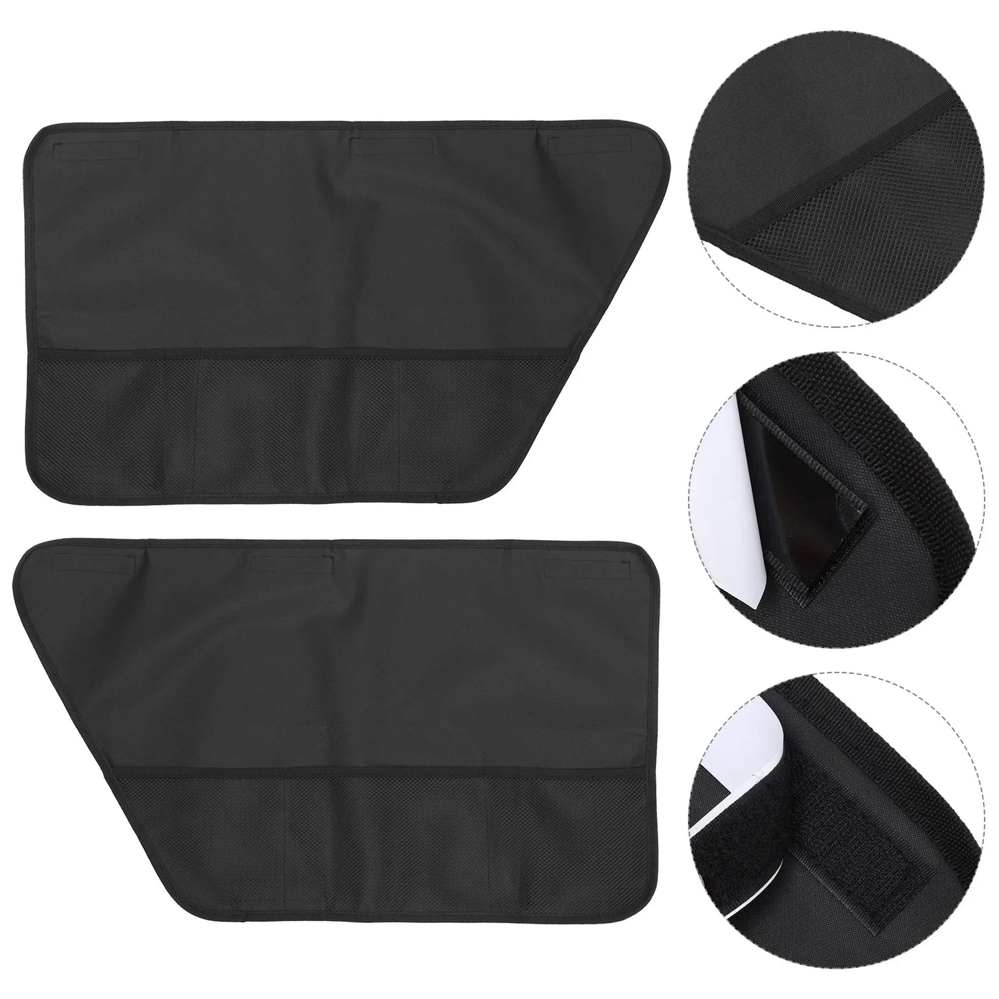 2 Pcs Car Mat Dog Door Protector Cushion Hammock Hanging Sun Shade Anti-scratch Cover Oxford Cloth Guard Window Baby