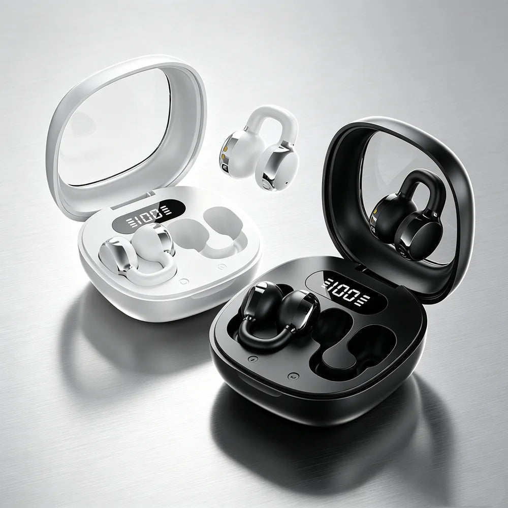 Wireless Earbuds Bluetooth Headphones Professional Bluetooth Headsets Feature Adjustable Headbands for Customized Ergonomic Fits