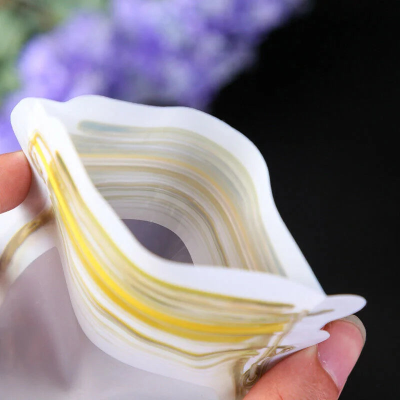 10/20/30/40/50Pcs Small Jar Spice Bags Leakproof Reusable Seal Fresh Food Storage Bags Nuts Candy Cookies Holder Zip Lock Bags