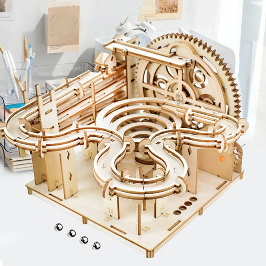 3D Wooden Puzzle Marble Kit