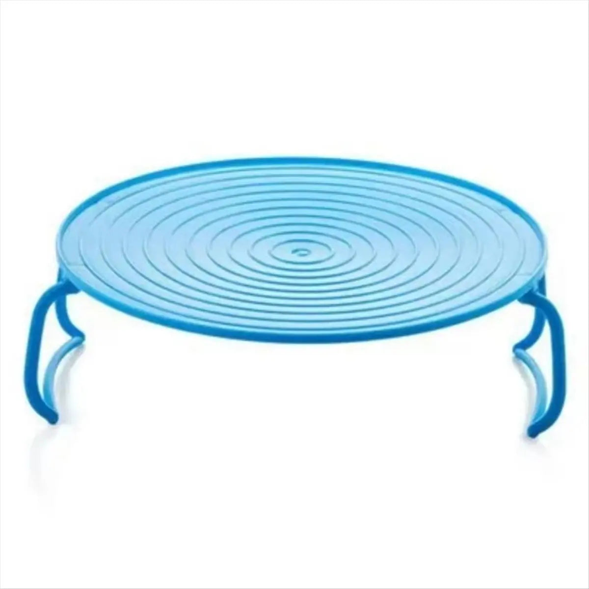 ABNH Microwave Heating Layered Steaming Tray Double-Layer Rack Bowl Rack Storage Rack Tools Kitchen Accessories Blue