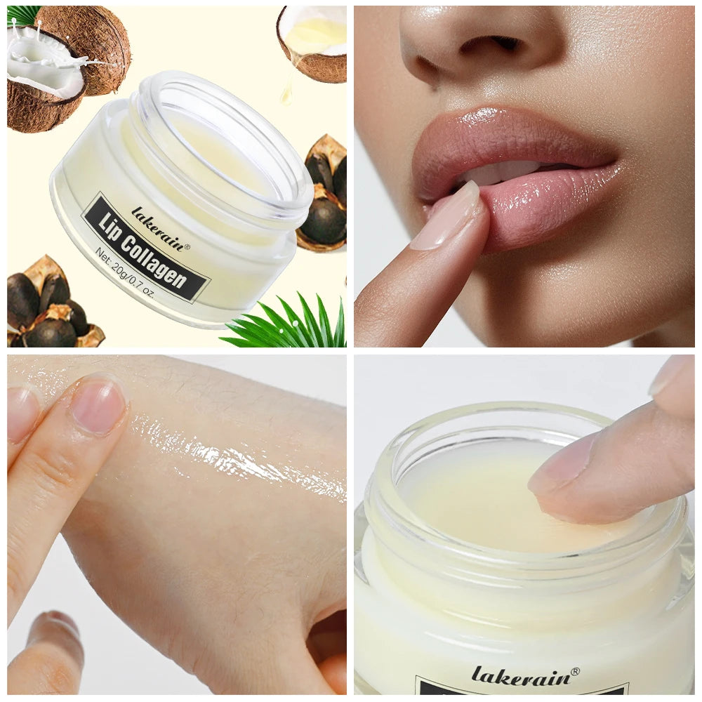 Collagen Lip Mask Moisturizing Hydrating Dry Lips Smooth Fine Lines Increase Lip Vibrancy And strengthen Barrier Lips Skin Care