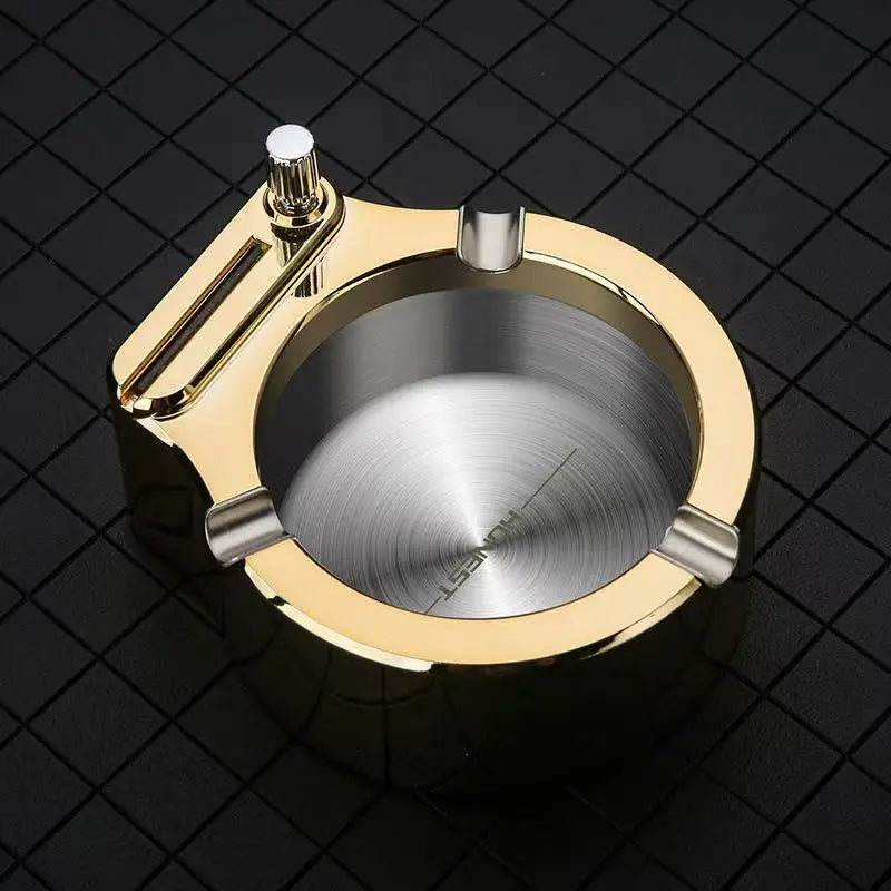 HONEST New Kero sene Windproof Ashtray Lighter Creative Cool Match Lighter Men's Festival High end Gift Smoking Accessories