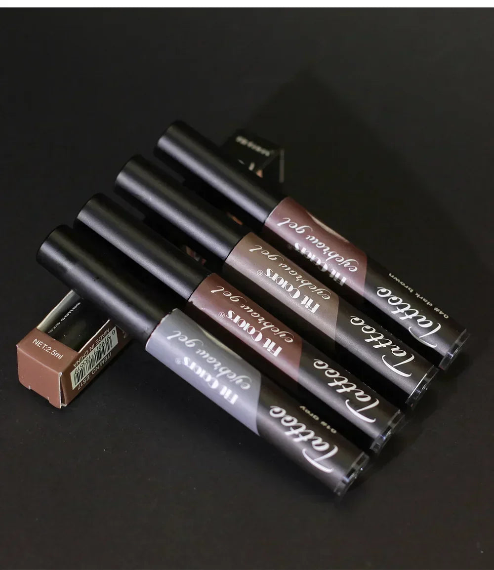 4-Color Waterproof Eyebrow Gel