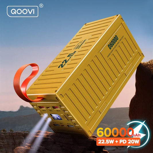 QOOVI 60000mAh Fast PowerBank