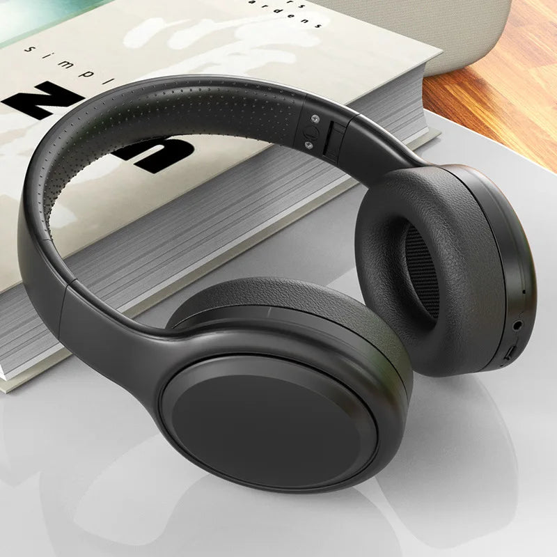 Wireless Bluetooth Headphones Over Ear HIFI Stereo Headsets Noise Reduction Sports Gaming Earphones Music Player with Mic Gifts