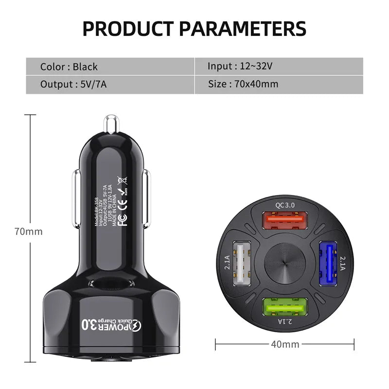 Car Mobile Phone Charger USB Charger for Nissan NV200 Nuvu NV2500 Forum Denki 350Z Zaroot