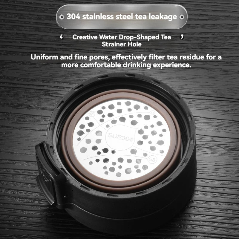 380/510ML Stainless Steel Thermo Bottle Coffee Cup  Outdoor Sports Vacuum Flask Car Thermal Cup Keeps Cold and Heat Thermal Mug