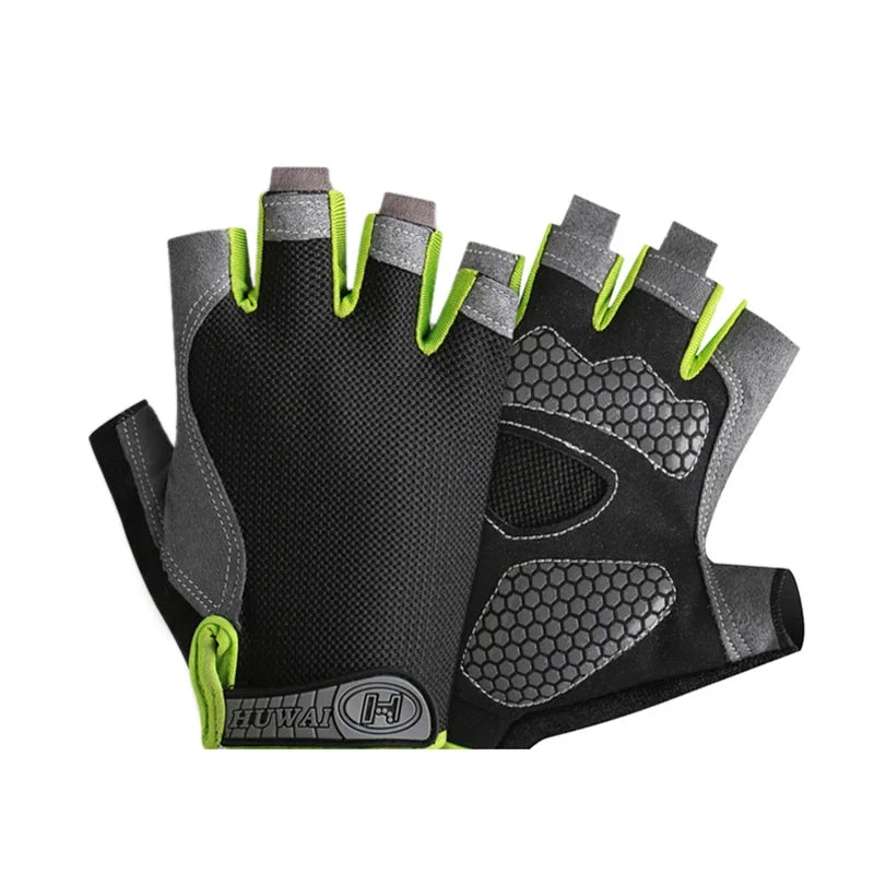 Fingerless Weightlifting Gym Gloves