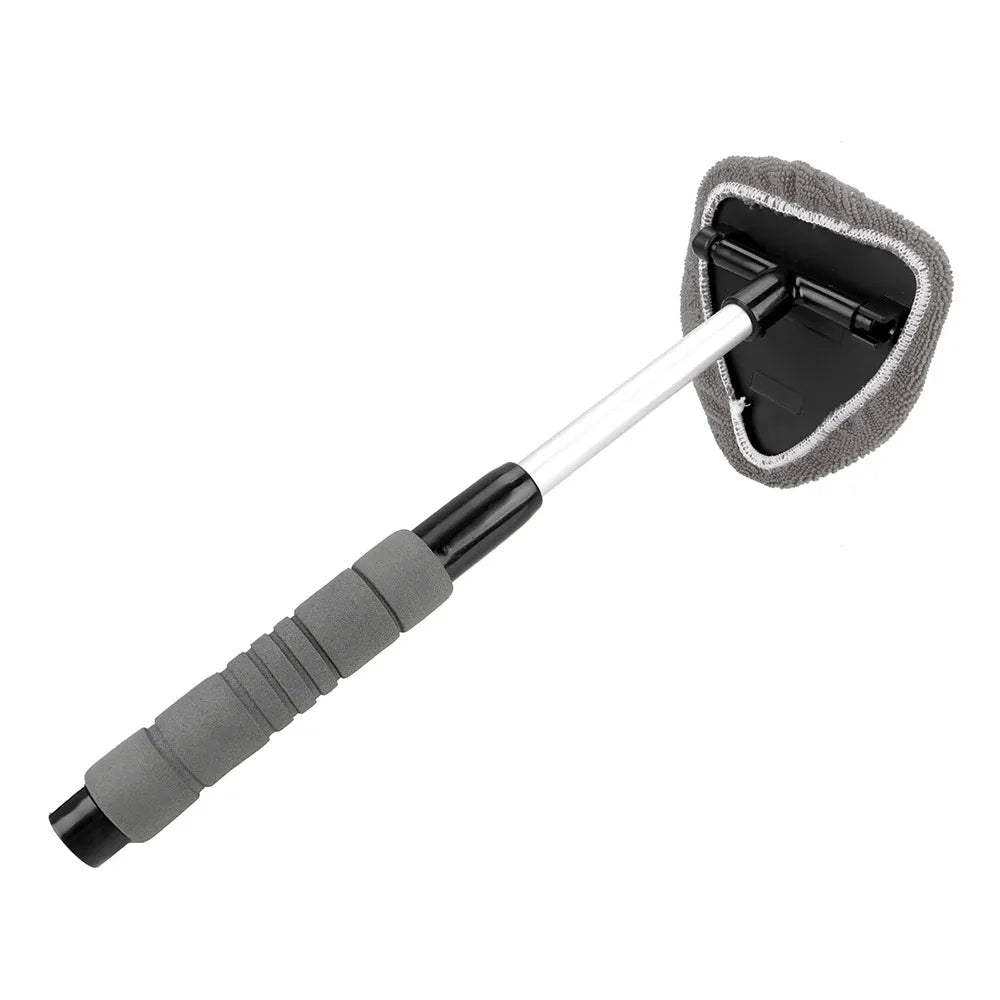 Car Windshield Cleaning Brush Microfiber Telescopic Window Glass Cleaner Car Window Cleaner Window Scraping Mist Eliminator