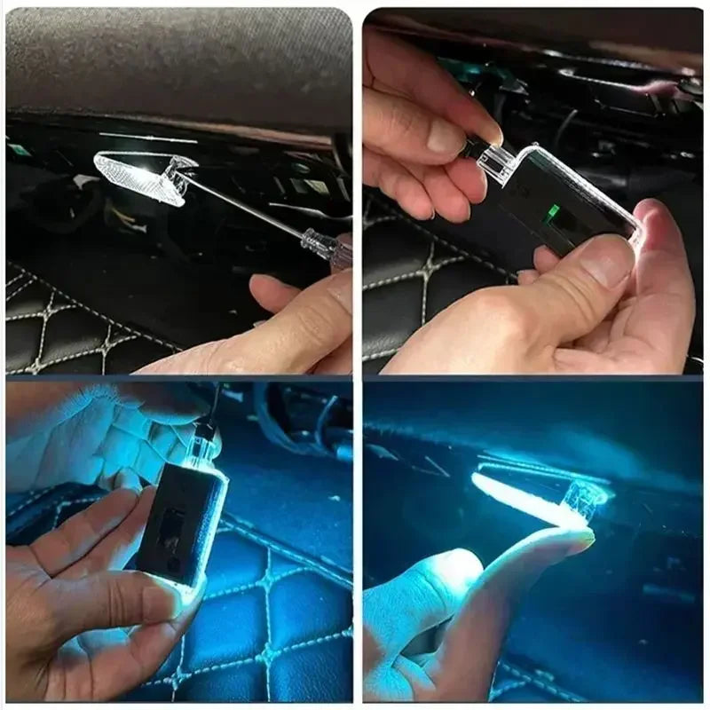 For Seat Leon Ibiza Ateca Toledo 2013~2025 Car Footwell Lights Kit Touch LED Lamps Interior Ambient Atmosphere Light Accessories