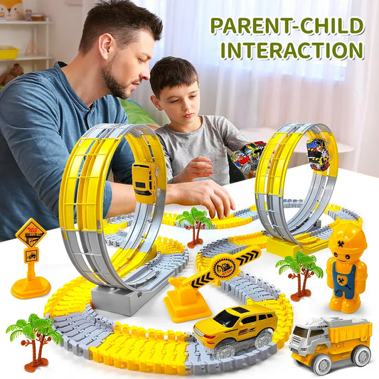 Children’s Electric Flexible Track Car