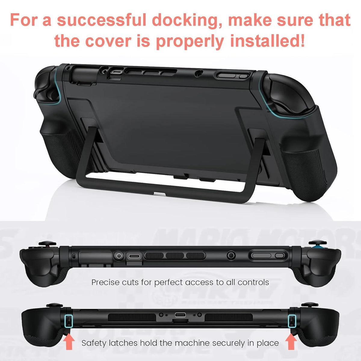 For Switch 2 Games Console TPU Protective Case Anti-Slip Enhanced Grip Handle Grip Cover for Switch2 Gaming Accessories