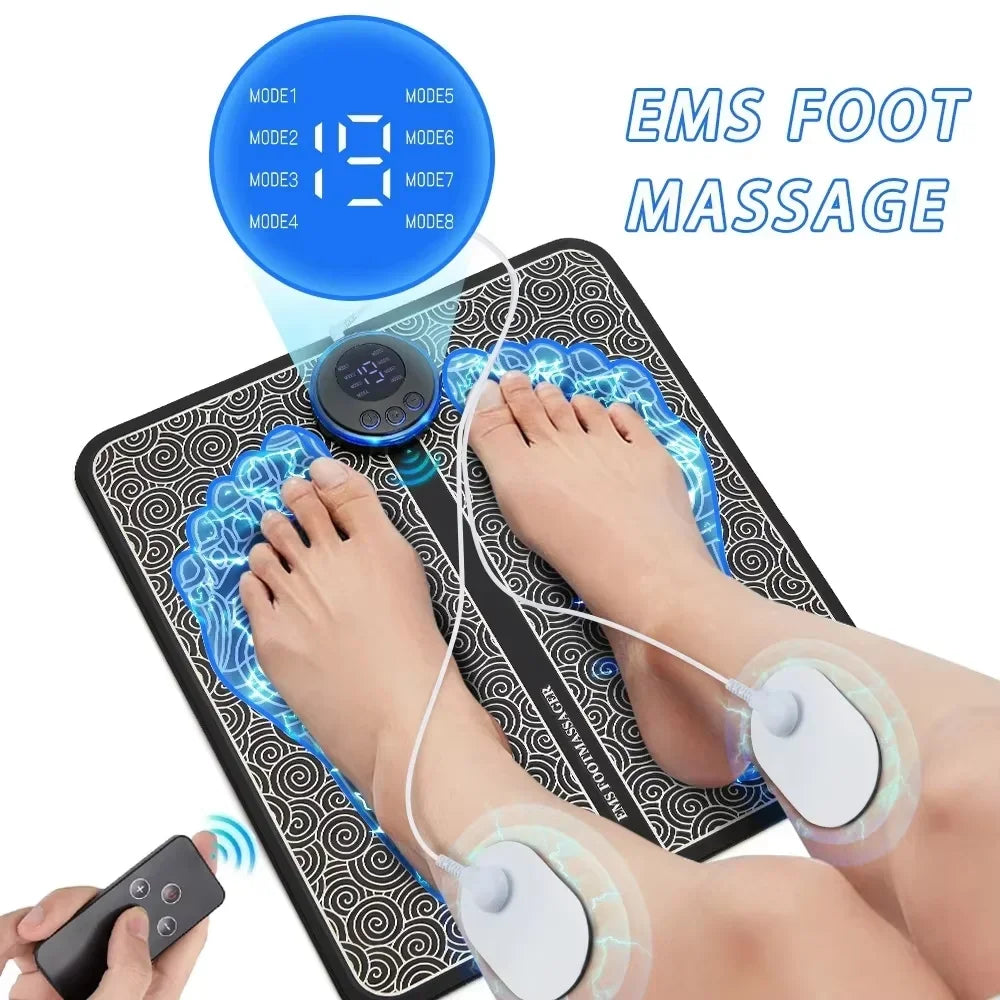 Electric Foot Massager Pad Muscle Massage Relaxation Trainer For Massage Fitness