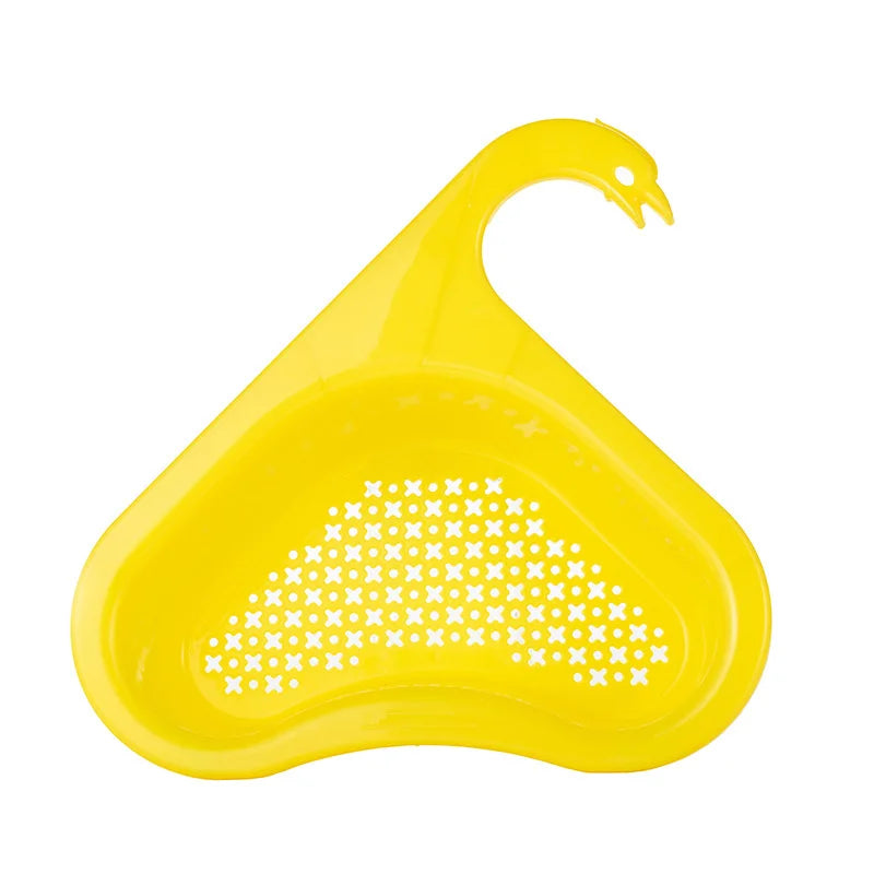 Swan Drain Basket General Fruit and Vegetable Basket Shelf Strainer Sink Kitchen Leftover Sink Multifunctional Drain Basket