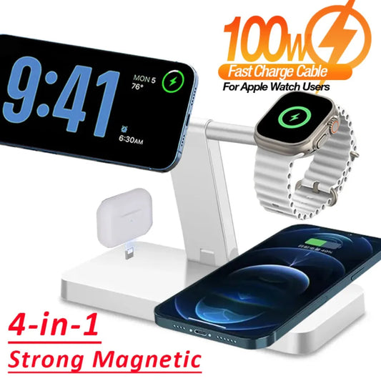 Foldable 100W 4-in-1 Charger
