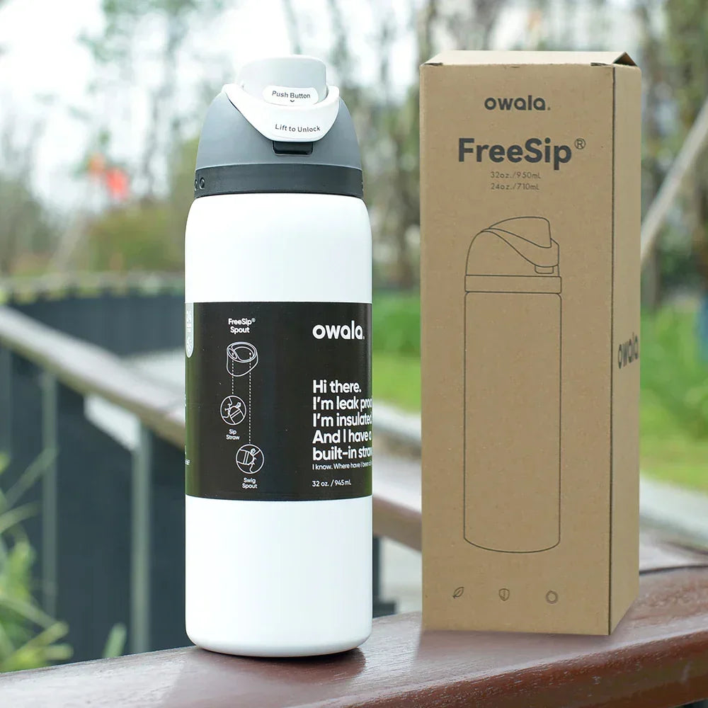 Owala FreeSip Black Panther