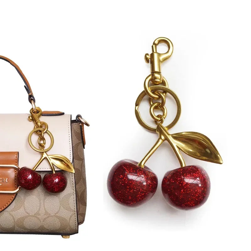Cherry Keychain Bag Pendant Shoulder Strap Extension Bag Strap Extension Chain Crossbody Accessory Headphone Bag Chain