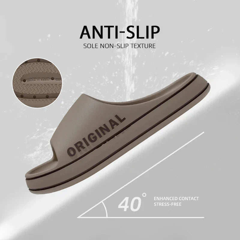Feslishoet Women Letter Slippers